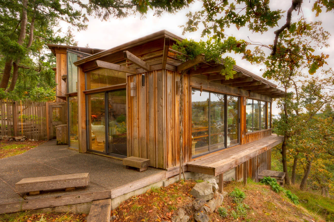 Houses Made of Wood and Light - House 1